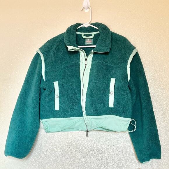 NWT FP Movement by Free People Courtside Faux Shearling Jacket xsmall - Picture 5 of 13